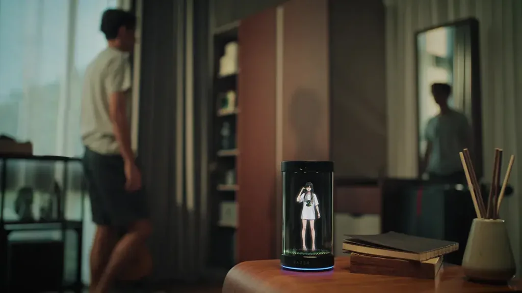 Razer lança holograma AI que treina e conversa com gamers 5 Interface holográfica do Project Ava da Razer