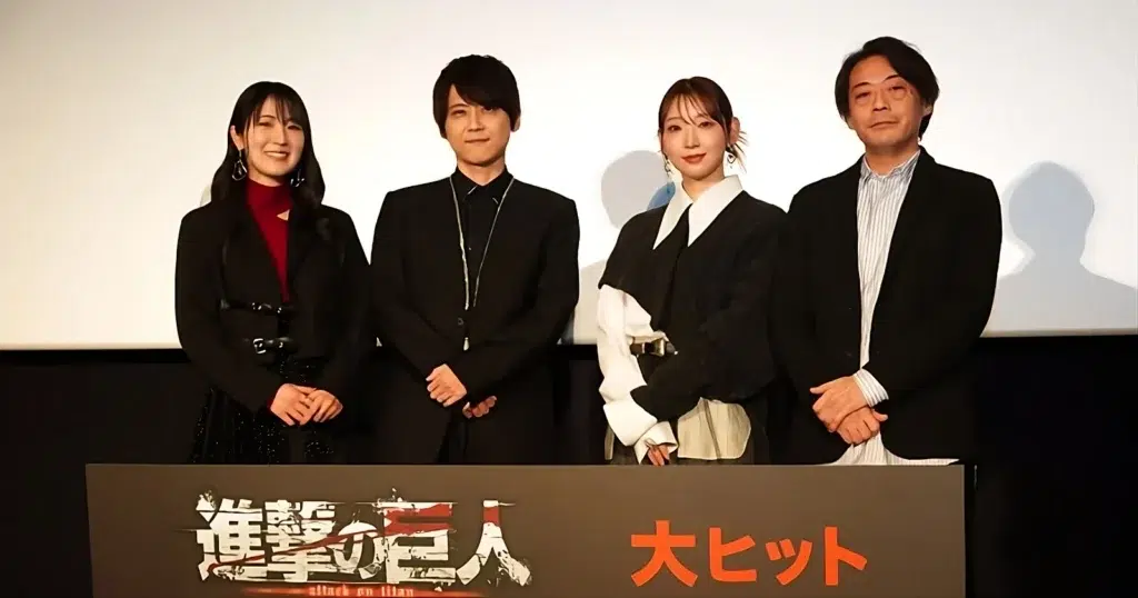 Isayama revela pausa na carreira após sucesso de Attack on Titan 1 Elenco de Attack on Titan: The Last Attack em evento especial em Tóquio