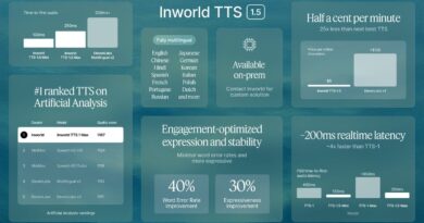 Interface do Inworld TTS-1.5 com suporte a voz em tempo real