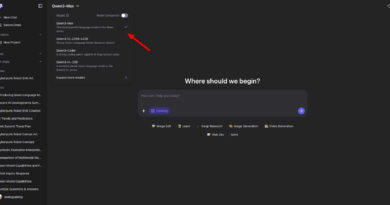Interface do Qwen3-Max-Thinking mostrando o modo de raciocínio profundo aplicado a problemas de código e matemática.