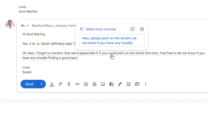 Gmail lança caixa de entrada com IA e novas funções inteligentes 7 Interface do recurso Proofread no Gmail