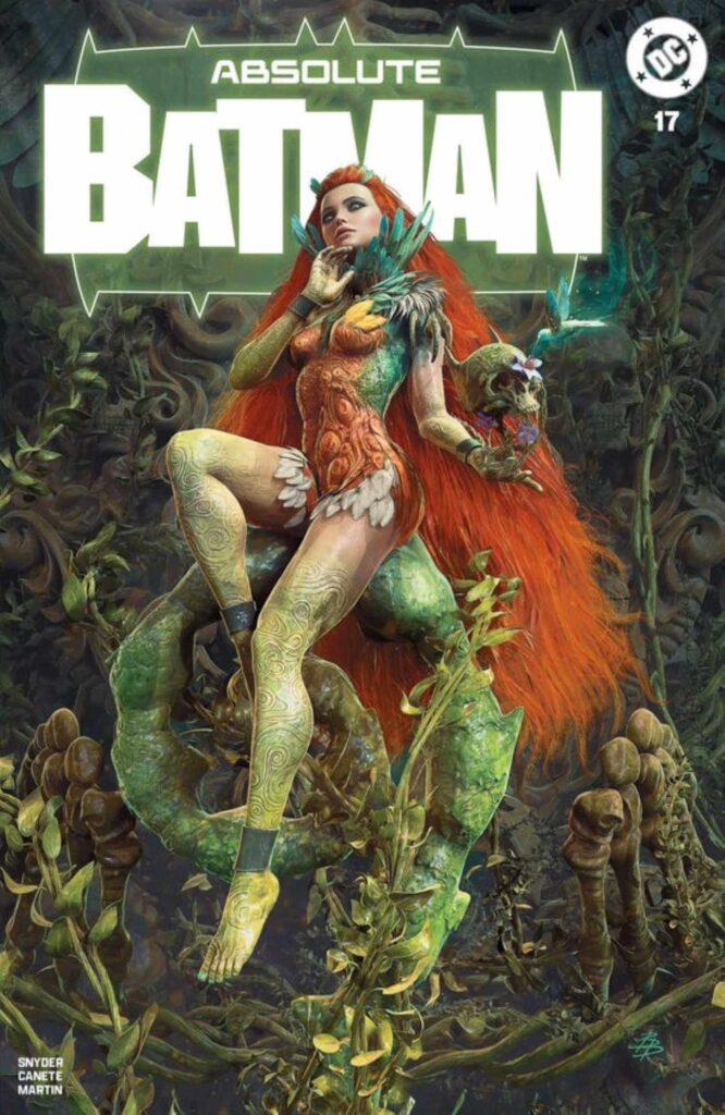 Poison Ivy no Universo Absolute da DC Divide Fãs, Mas Há Mais por Vir 6 Capa alternativa de Absolute Batman #17 mostrando Poison Ivy