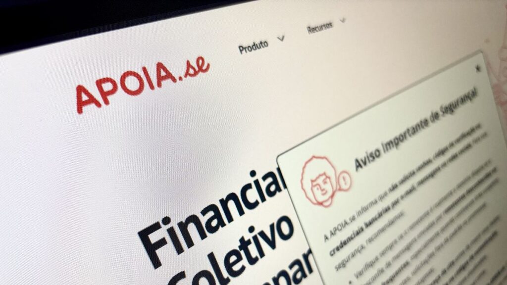 Imagem ilustrativa do caso de vazamento de dados da plataforma APOIA.se