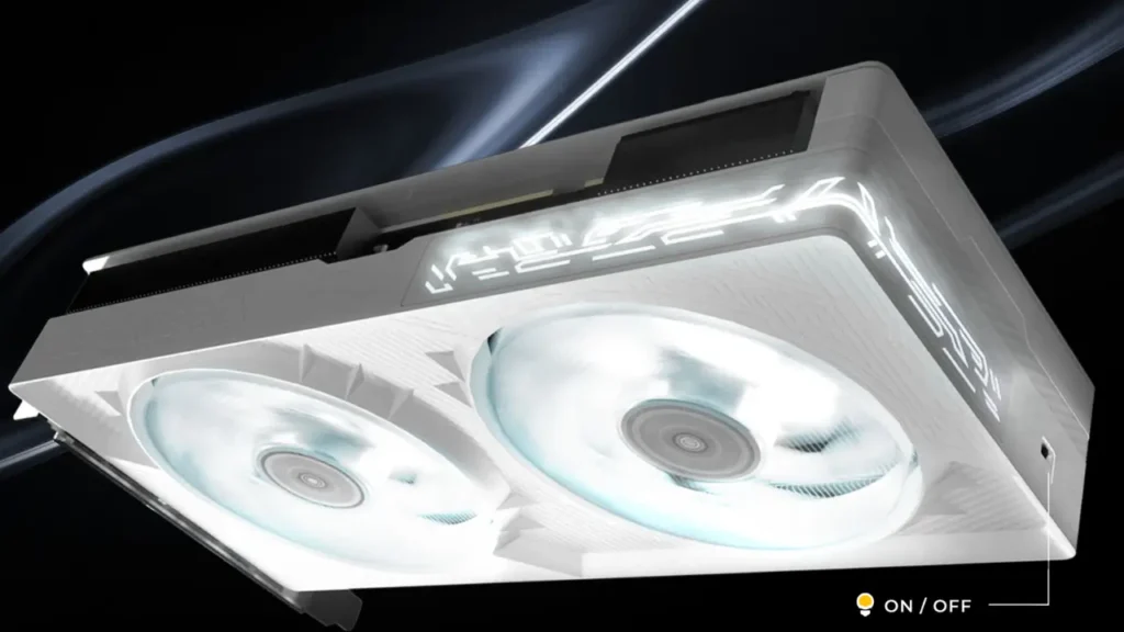 Placa de vídeo Galax RTX 5070 com design compacto e refrigeração dual fan GDDR7
