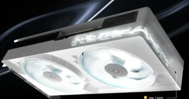 Placa de vídeo Galax RTX 5070 com design compacto e refrigeração dual fan GDDR7