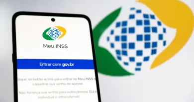 Usuário acessando aplicativo Meu INSS