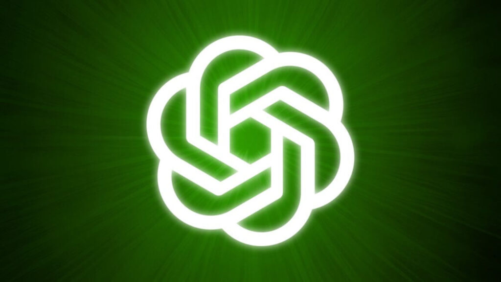 ChatGPT caiu? OpenAI relata instabilidade 1 An OpenAI logo over a green background.