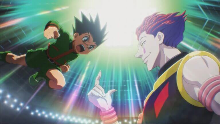 Gon Freecss em cena do curta Hunter x Hunter NEN×SURVIVOR