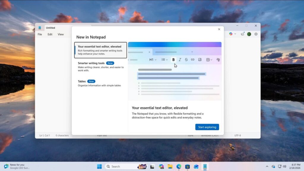 Microsoft adiciona imagens ao Notepad do Windows 11 2 A Microsoft está adicionando imagens ao Notepad , e os usuários estão se perguntando por quê.