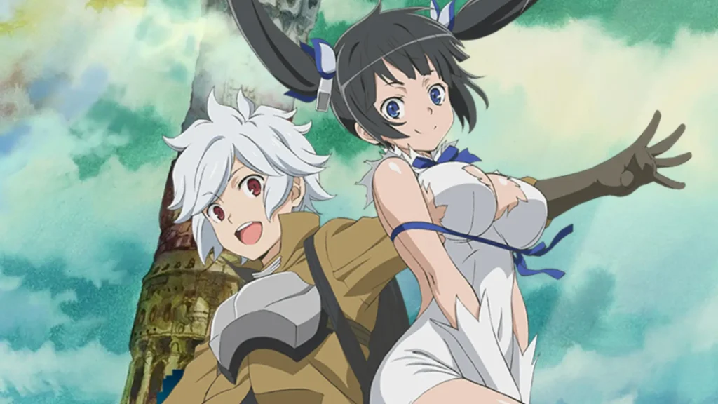 DanMachi 6ª Temporada é Oficialmente Anunciada Durante o 10º Aniversário 3 Imagem promocional oficial de DanMachi 6ª temporada com Bell Cranel e Hestia
