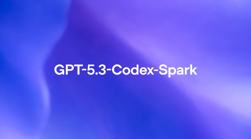 Ilustração do GPT-5.3-Codex-Spark desenvolvido pela OpenAI com infraestrutura Cerebras.