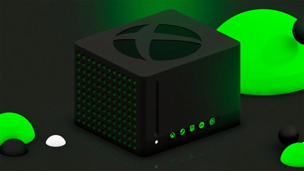 Microsoft detalha Project Helix, novo Xbox com chip AMD e gráficos avançados 2 Reprodução/Xbox Era: imagem do Xbox Magnus, novo console híbrido da Microsoft com Windows 11 e integração com jogos de PC e Xbox