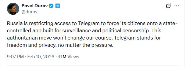 Imagem representando Pavel Durov, fundador do Telegram