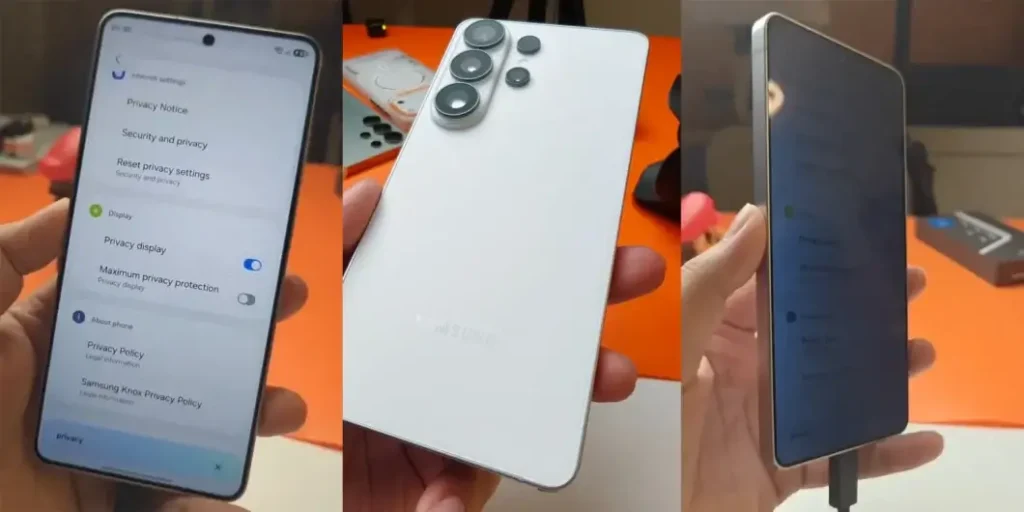 Galaxy S26 Ultra vazamento exibe tecnologia Genius Display controlada por IA