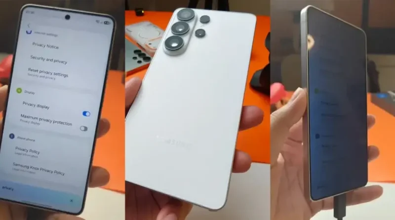 Galaxy S26 Ultra vazamento exibe tecnologia Genius Display controlada por IA