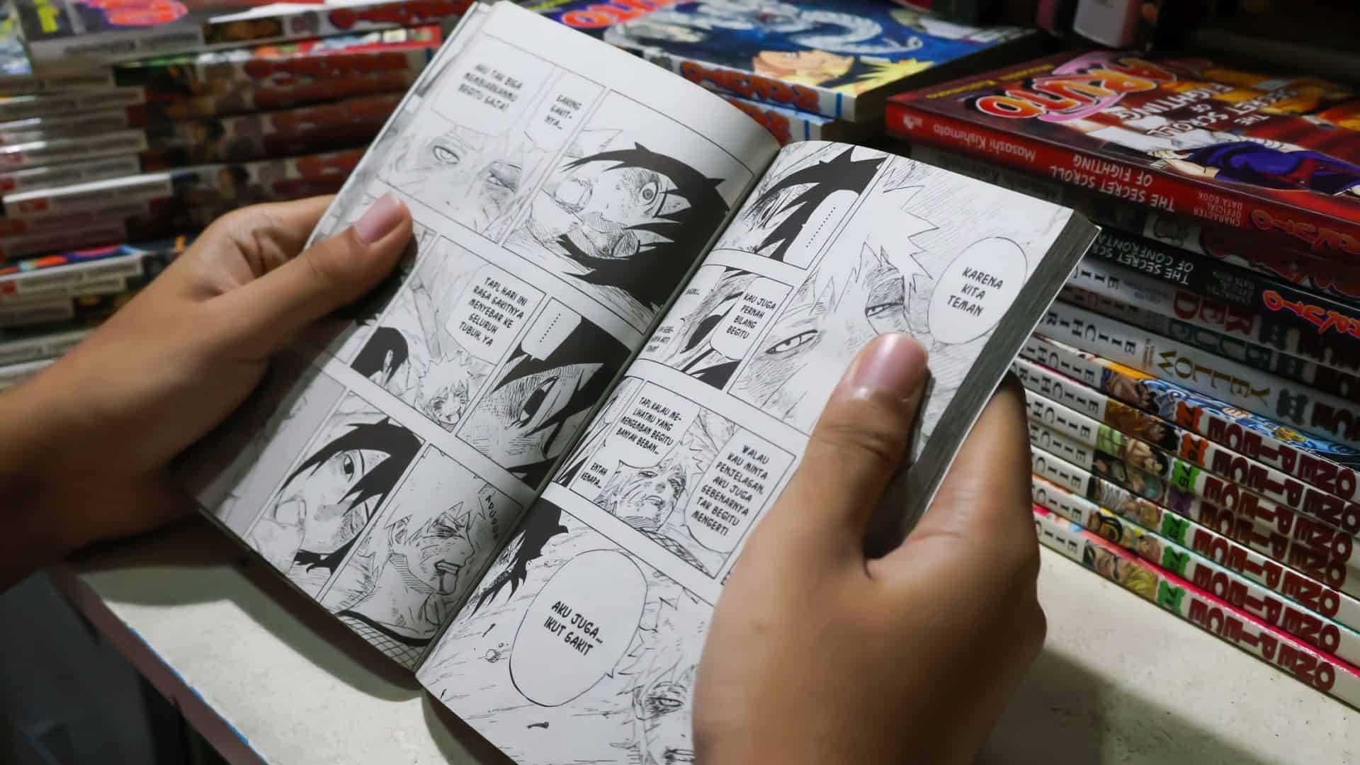 Naruto Uzumaki em cena de Naruto: Shippuden, símbolo da força dos mangás no Brasil no mercado de quadrinhos