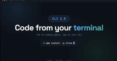 Interface do Cline CLI 2.0 exibindo o terminal com modo interativo e autônomo