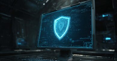 Ilustração de proteção digital simbolizando o Tirith