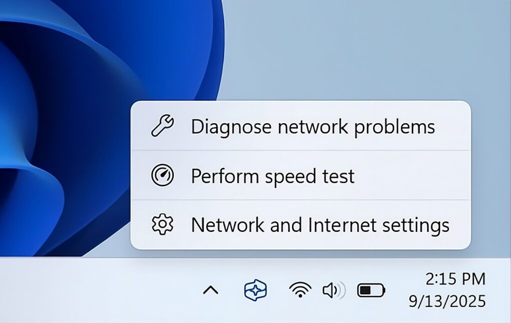 Windows 11 ganha botão que testa velocidade da internet 2 Botão que testa velocidade da internet no Windows 11