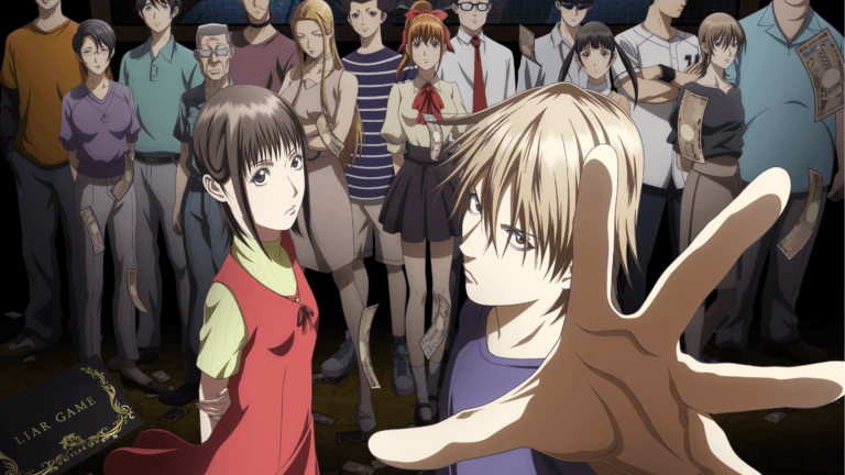 Visual promocional do anime Liar Game pela Madhouse