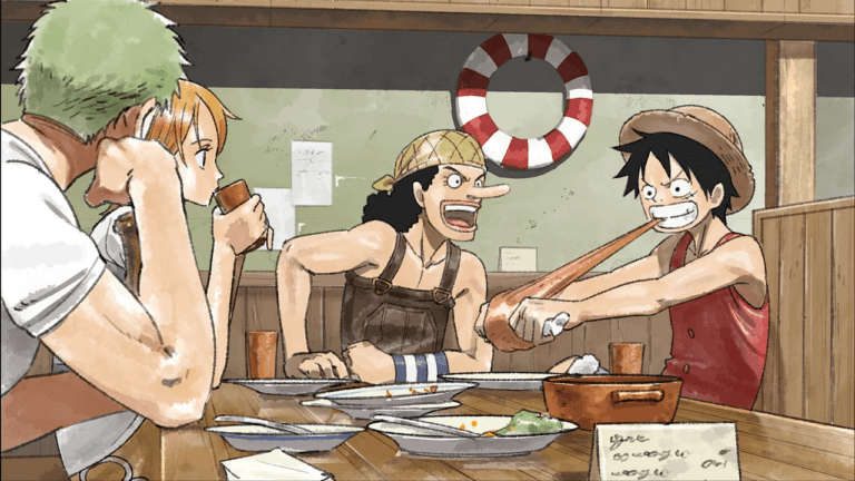 Imagem de apresentação do remake The One Piece com técnicas de animação moderna