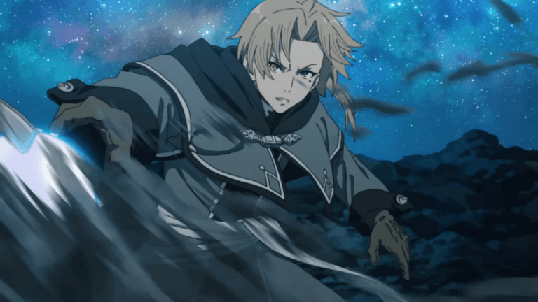Imagem do trailer de Mushoku Tensei Temporada 3 com Rudeus e novos personagens