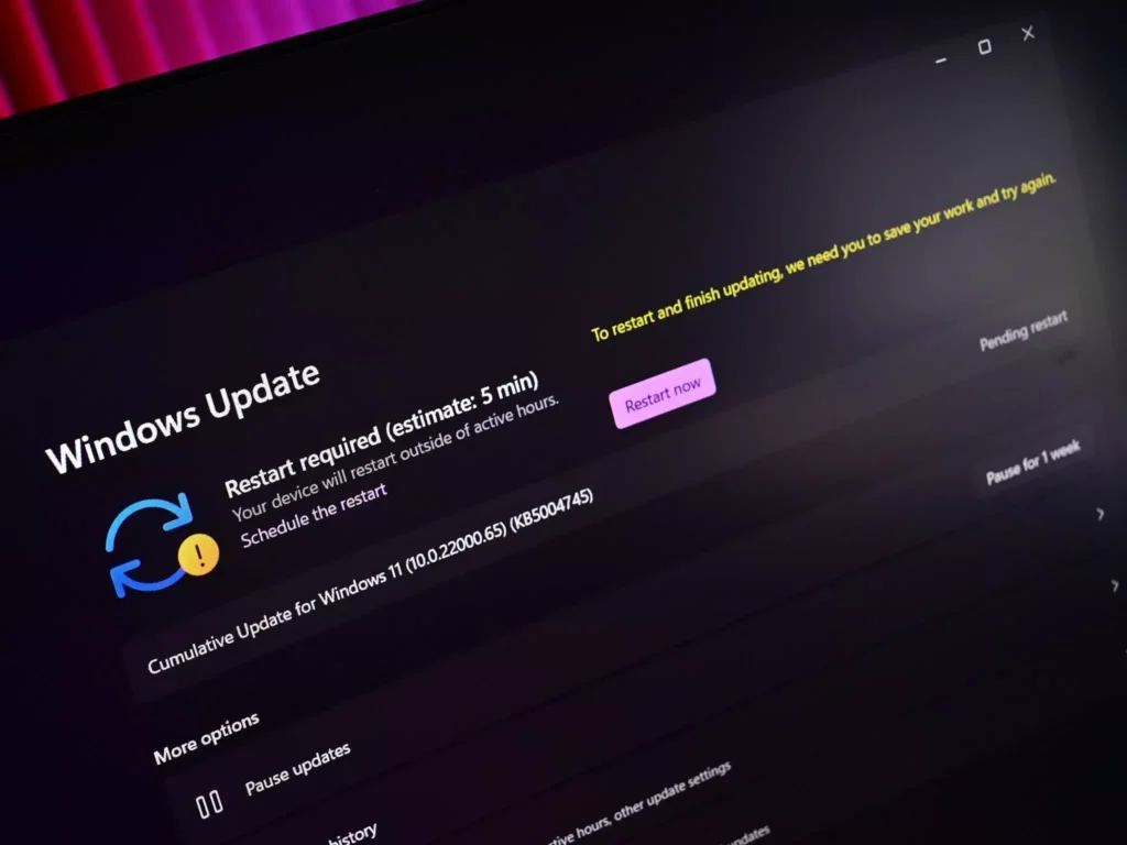 Camadas de segurança do Windows 11