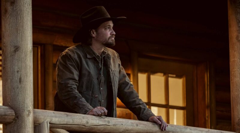 Luke Grimes como Kayce Dutton na série Marshals, da CBS