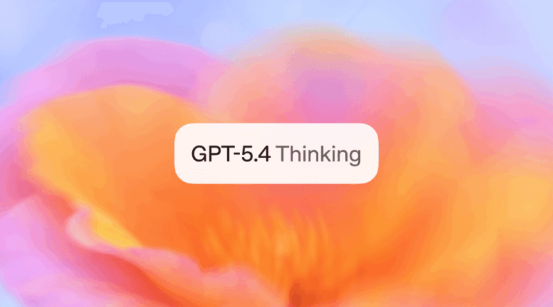 Imagem do GPT-5.4, novo modelo da OpenAI, com destaque para suas versões Pro e Thinking