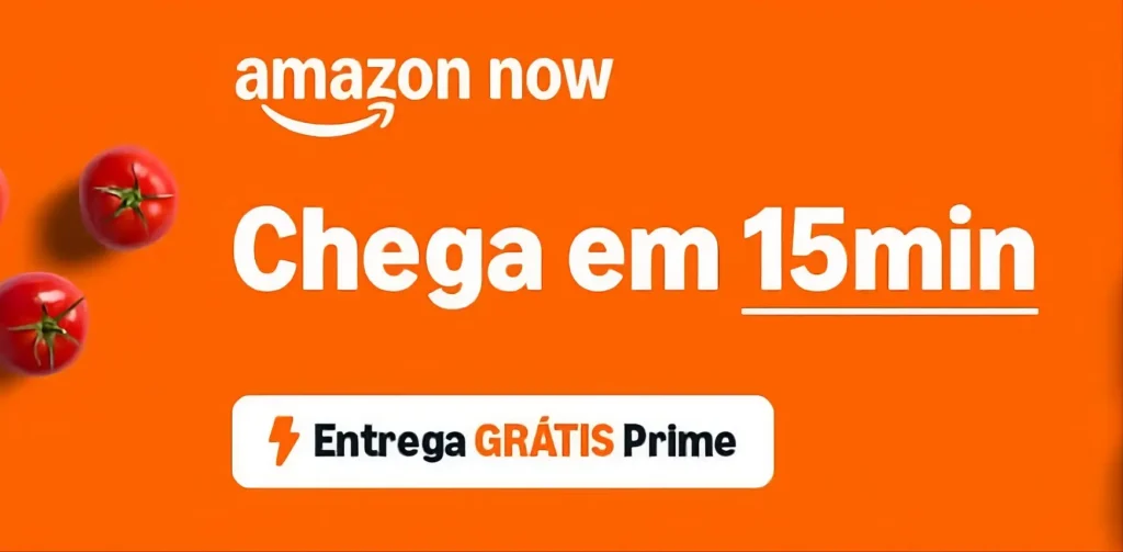 Amazon Now entrega no Brasil em até 15 minutos