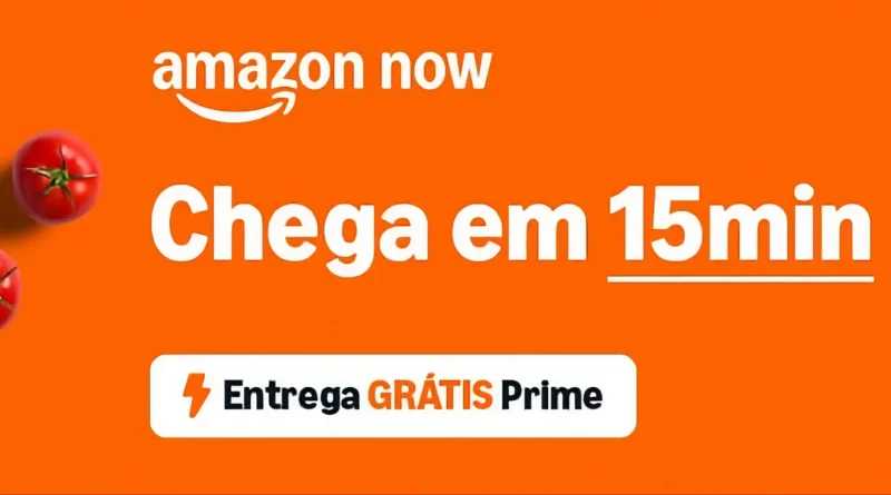 Amazon Now entrega no Brasil em até 15 minutos