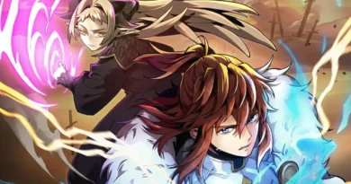 Capa oficial da 7ª temporada do webtoon The Beginning After the End mostrando Arthur Leywin