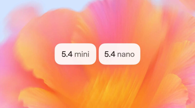 OpenAI GPT-5.4 mini e nano anunciados para API e Codex