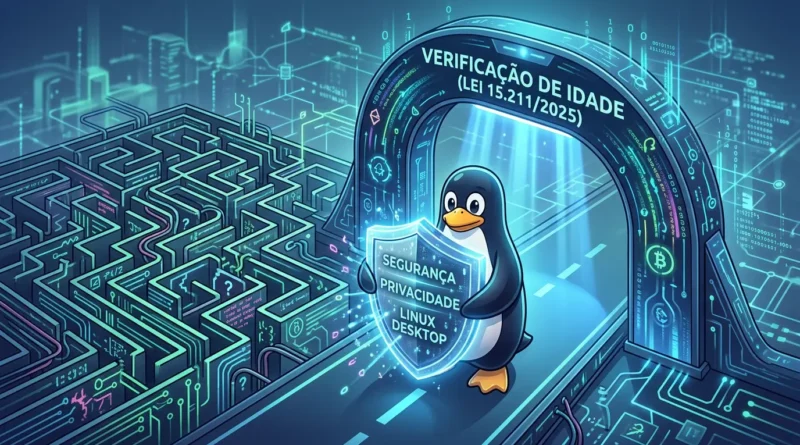 Lei de verificação de idade impacto Linux Desktop Brasil tecnologia