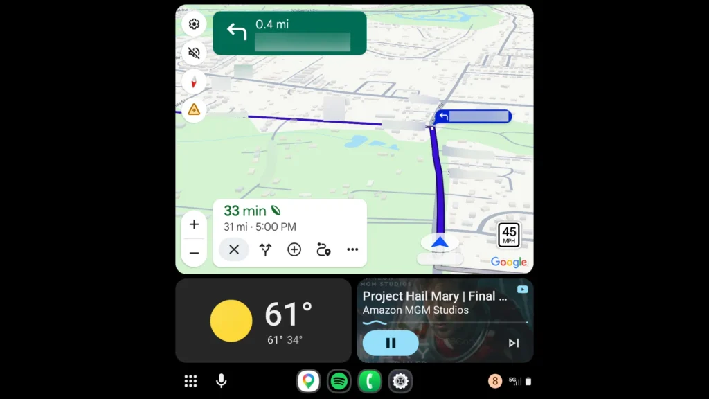 YouTube chega ao Android Auto, mas com limitações 2 Divulgação/Google mostra integração do YouTube ao Android Auto com foco em áudio e assinatura Premium