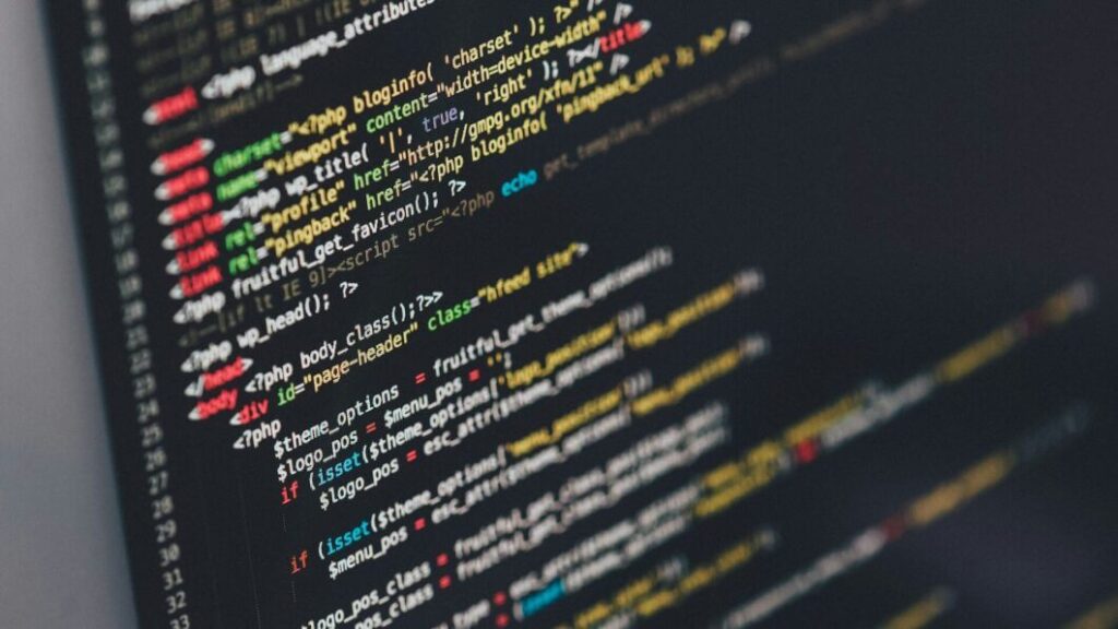 Tela de programação representando coleta de dados em tempo real do GitHub Copilot