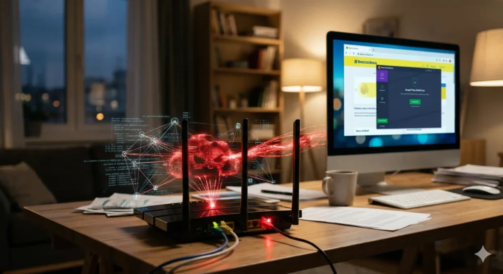 O Elo Mais Fraco: Por Que Hackers Preferem Atacar Seu Roteador em Vez do Seu PC?