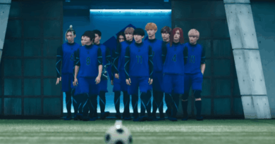 Elenco principal do filme live-action Blue Lock com Yoichi Isagi, Bachira e Anri