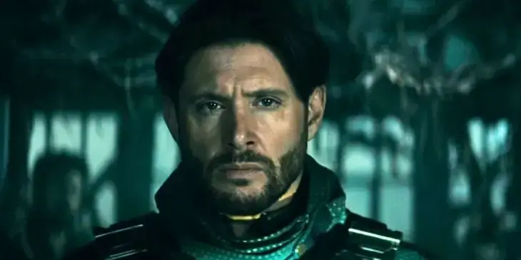 Jensen Ackles caracterizado como Soldier Boy durante a última temporada de The Boys