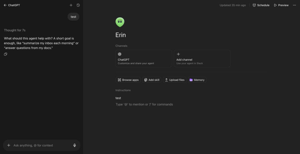 OpenAI lança Workspace Agents 24/7 no ChatGPT 6 Camada de controle e conformidade do ChatGPT Enterprise