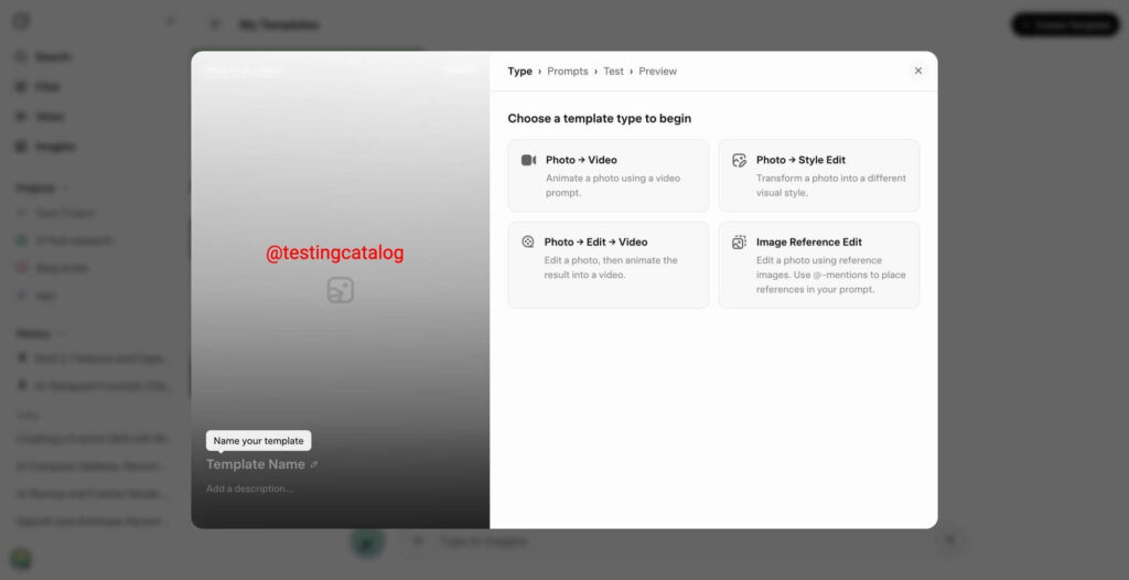 xAI lança modelos Imagine personalizáveis no Grok 3 Interface do Grok com Imagine Templates em exibição