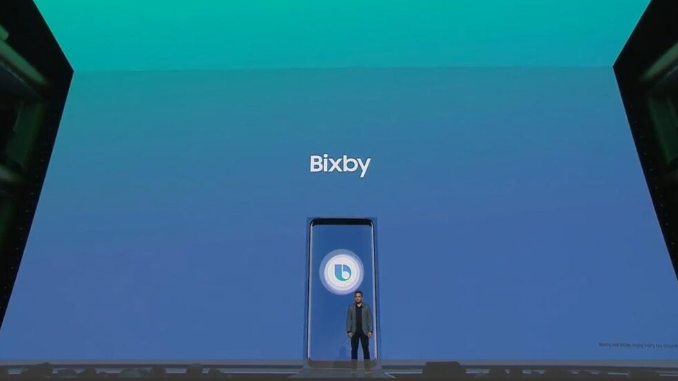 Bixby ganha novos widgets interativos na One UI 9 1 Foto de apresentação da Bixby no palco, simbolizando o avanço da assistente da Samsung na IA