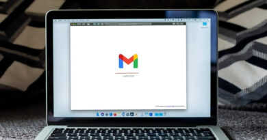 Aplicativo do Gmail aberto em smartphone mostrando nova função de segurança.