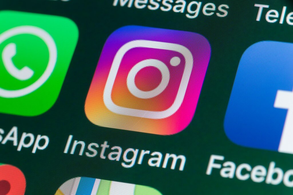 Ícone do aplicativo Instagram mostrando a nova política de agregadores