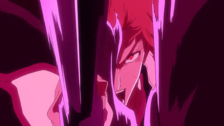 Ichigo Kurosaki e Yhwach na temporada final de Bleach: Guerra Sangrenta dos Mil Anos