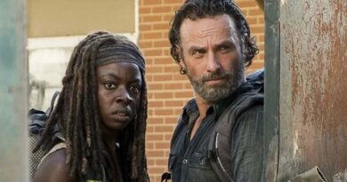 Rick e Michonne em The Walking Dead: The Ones Who Live