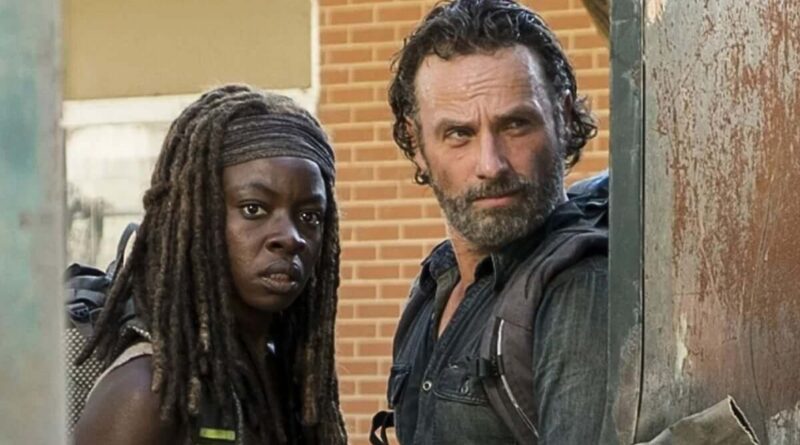 Rick e Michonne em The Walking Dead: The Ones Who Live