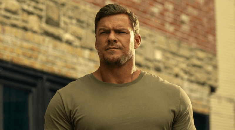 Alan Ritchson como Jack Reacher na série do Prime Video
