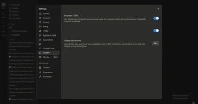 Tela de configurações do Orbit na Anthropic Claude Cowork, novo assistente proativo.