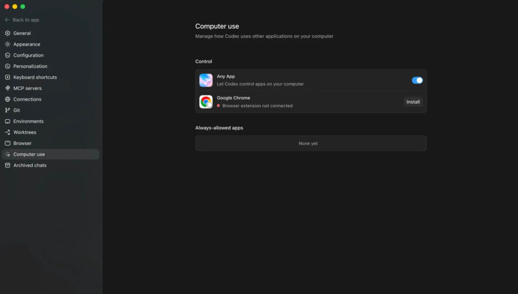OpenAI lança plugin do Chrome e modo remoto para Codex 3 Plugin do Chrome para Codex da OpenAI